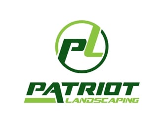 Patriot Landscaping logo design by Abril