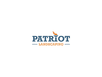 Patriot Landscaping logo design by logosmith