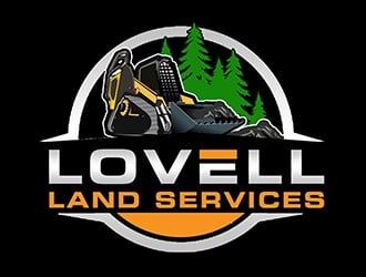 Lovell Land Services logo design by PrimalGraphics