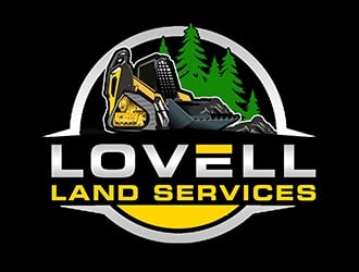 Lovell Land Services logo design by PrimalGraphics