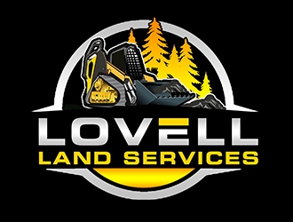 Lovell Land Services logo design by PrimalGraphics