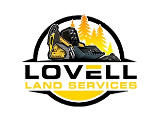 Lovell Land Services logo design by PrimalGraphics