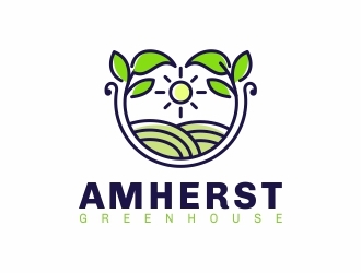 Amherst Greenhouse logo design by Alfatih05