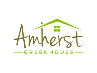 Amherst Greenhouse logo design by puthreeone