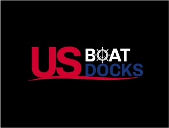 US BOAT DOCKS logo design by Alfatih05