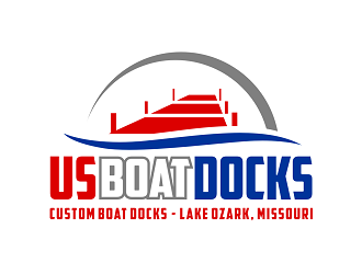 US BOAT DOCKS logo design by haze