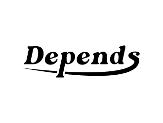 Depends  logo design by jafar