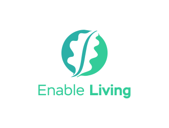 Enable Living logo design by Gwerth