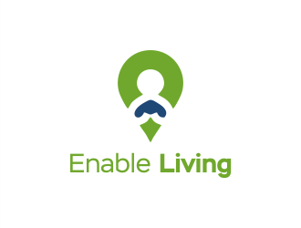 Enable Living logo design by Gwerth