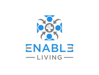 Enable Living logo design by N3V4