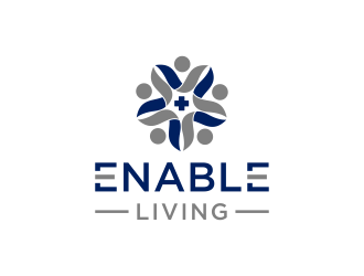 Enable Living logo design by N3V4