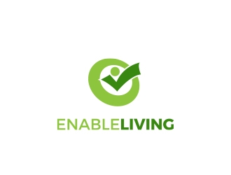 Enable Living logo design by MarkindDesign