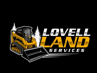 Lovell Land Services logo design by DreamLogoDesign