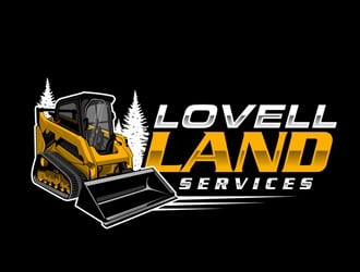 Lovell Land Services logo design by DreamLogoDesign