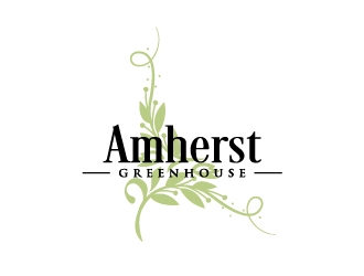 Amherst Greenhouse logo design by josephope