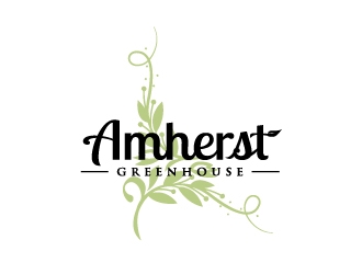 Amherst Greenhouse logo design by josephope