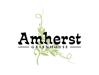 Amherst Greenhouse logo design by josephope