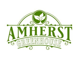 Amherst Greenhouse logo design by b3no