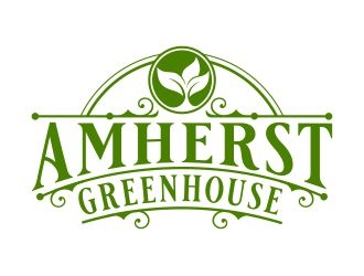 Amherst Greenhouse logo design by b3no