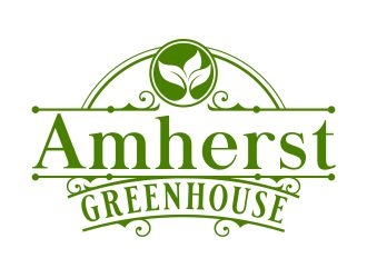 Amherst Greenhouse logo design by b3no