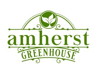 Amherst Greenhouse logo design by b3no