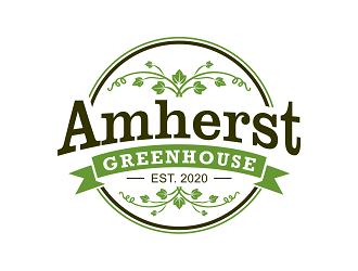 Amherst Greenhouse logo design by haze