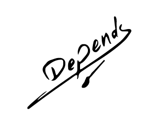 Depends  logo design by Ultimatum