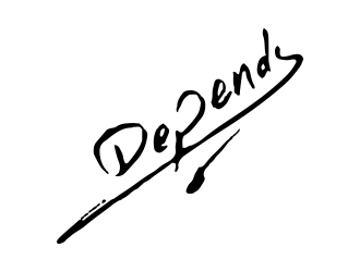 Depends  logo design by Gwerth