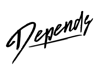 Depends  logo design by logy_d