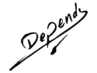 Depends  logo design by MUSANG