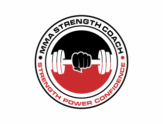 MMA STRENGTH COACH logo design by hidro