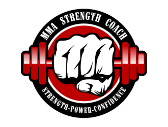 MMA STRENGTH COACH logo design by cintoko