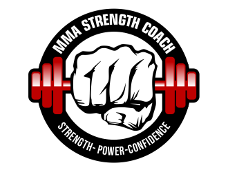 MMA STRENGTH COACH logo design by cintoko