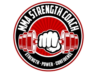 MMA STRENGTH COACH logo design by uttam