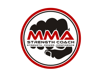 MMA STRENGTH COACH logo design by KQ5