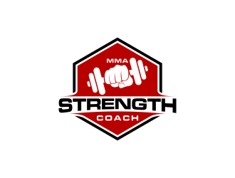 MMA STRENGTH COACH logo design by Shina