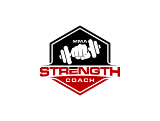 MMA STRENGTH COACH logo design by Shina