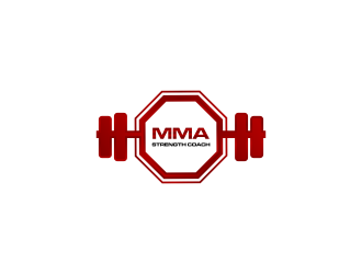 MMA STRENGTH COACH logo design by uptogood