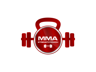 MMA STRENGTH COACH logo design by uptogood