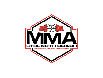 MMA STRENGTH COACH logo design by Barkah