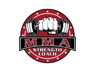 MMA STRENGTH COACH logo design by nona