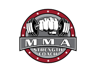 MMA STRENGTH COACH logo design by nona