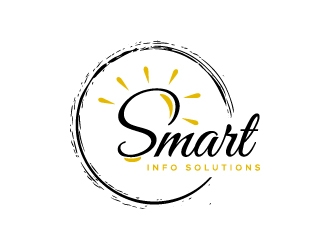 Smart Info Solutions logo design by BrainStorming