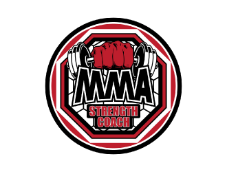 MMA STRENGTH COACH logo design by nona