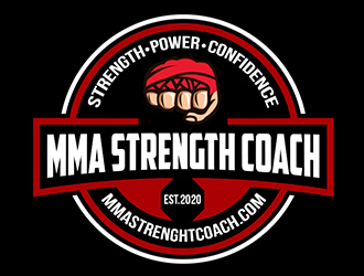 MMA STRENGTH COACH logo design by Optimus