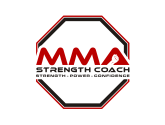 MMA STRENGTH COACH logo design by KQ5