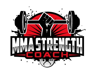 MMA STRENGTH COACH logo design by AamirKhan