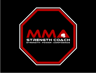 MMA STRENGTH COACH logo design by KQ5