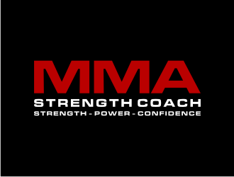 MMA STRENGTH COACH logo design by KQ5