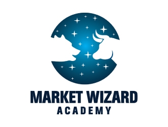 Market Wizard Academy logo design by MonkDesign